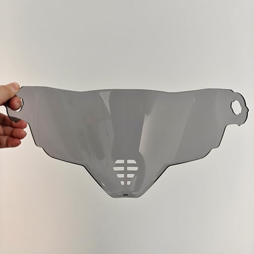 YMTSGEA Airflite Helmet Visor Replacement for IC-06. Helmet Shield Compatible with Airflite IC-06 (Light Black) - color: Light Black