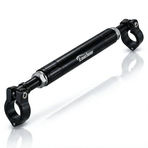 KAEDEAR Adjustable Handlebar Brace Bar, Aluminum, Motorcycle Multi-Bar, for Phone Holders and Accessories, 0.86 inches (22 mm) Handlebar Compatibility, Adjustable Center Brace KDR-HB2