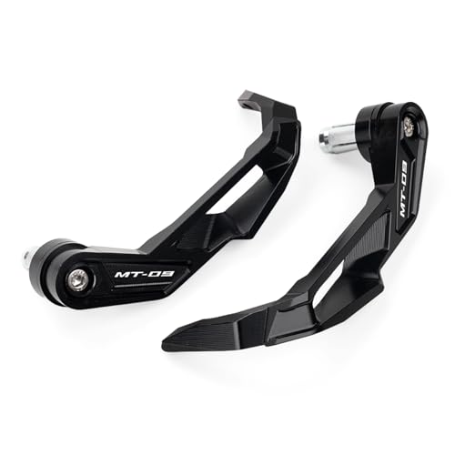 Compatible with MT07 MT09 SP MT03 MT 07 09 03 MT-07 MT-09 MT-03 Motorcycle CNC Handlebar Brake Clutch Levers Hand Guard Protector Accessories (Black, MT09(2021-2025)) - color: Black, size: MT09(2021-2025)