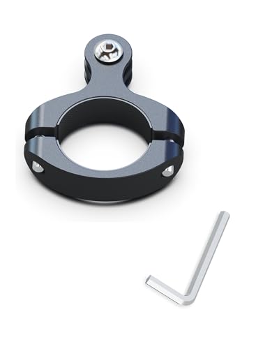 KING KONG Bike Light Mount, Aluminum Alloy Handlebar Clamp Bracket, Support Front/Under/External Mounting for Bicycle Headlight, Action Camera, Bike Handlebar 1''-1.3''/ 25.4-33mm