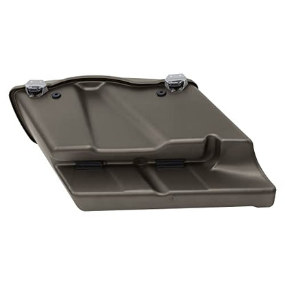 TCMT 5" Stretched Hard Saddlebags Fit For Harley Touring Electra Road Glide 1993-2013 - color: Pewter Denim Chrome Latches