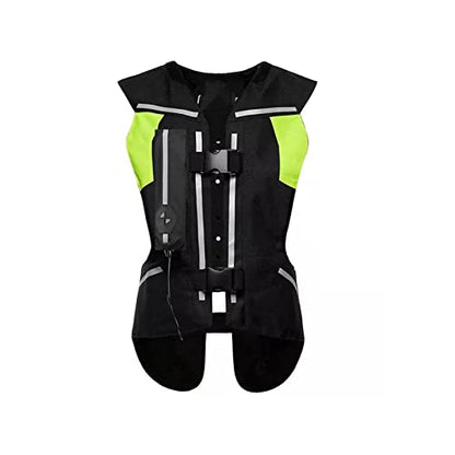 Unisex AirBag Vest, Equestrian Light Weight Airbag Vest Motorcycle Riding, Black, X-Large - color: Black, size: X-Large