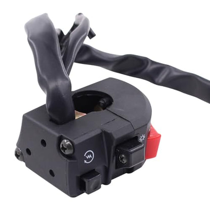 MOTOKU Pair 7/8" 22mm Motorcycle Handlebar Horn Button Turn Signal Controller Switches Motorbike Left and Right Electric Fog Light Start Switch