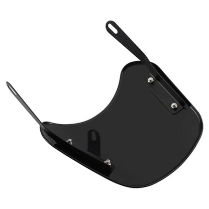Kucehiup Motorcycle Windshield Wind Deflector Fit 5 to 7" Round Headlight
