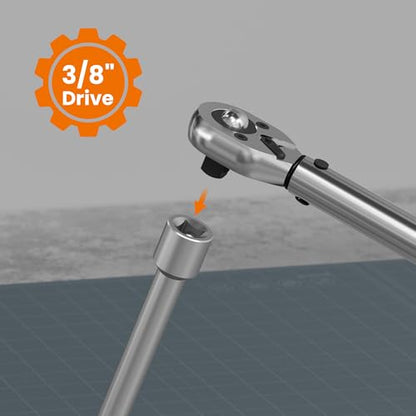 5PCS 3/8-Inch Drive Thin Wall Magnetic Swivel Spark Plug Socket with 9/16" 5/8" 14mm Sizes, 6 Point & 12 Point, Spark Plug Socket Removal Tool 360-degree Rotation, for Maximize Flexibility - size: 9/16"& 5/8"& 14mm, 6 Point & 13 Point