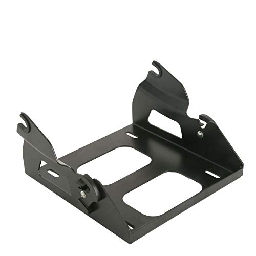 TCMT King Motorcycle Trunk Box Wrap-Around Backrest Solo Mounting Rack Fit For Harley 2014-2025 Touring CVO Road King Road Glide Street Glide Electra Glide Pack - color: Style A+Black Solo Rack