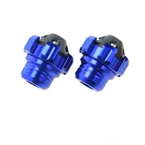aqxreight Front Fork Frame Slider for NIU Technologies Motorcycles Aluminum Alloy Wheel Axle Protector Crash Guard - color: Blue/Blue