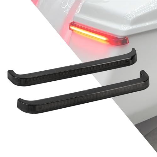 Saddlebag Tail Light LED Running Brake Sequential Turn Signal Lamp Fit for Harley Touring CVO Street Gilde FLHXSE FLHX Road Gilde FLTRX 2023.5-2025 - color: Smoke Lens, size: For 2023.5-2025 Touring