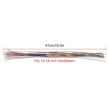 Wsays 18.5" Handlebar Extension Wire Wiring Harness Kit Fit for 14" 16" 18" Handlebar Compatible with Harley Touring Electra Road Glide Road King 1996-2006, Fit Street Glide FLHX 2006 - style: Fit 14" 16” 18" Handlebar