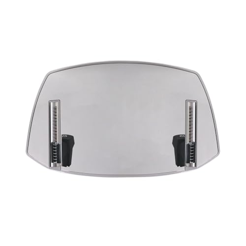PACEWALKER Universal Motorcycle Windshield Extension Motorcycle Wind Deflector Fit for Kawasaki Honda Suzuki Yamaha Harley Most Motorcycle Scooter Dirt Bikes (Brown)