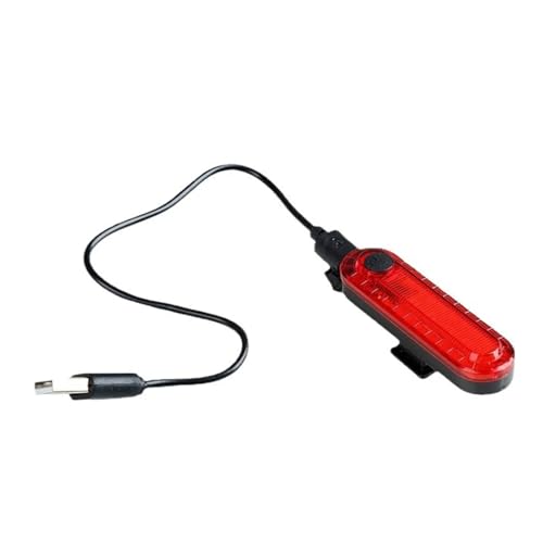 Bike Rear Tail Light USB Rechargeable White Red LED Bright Bicycle Taillights Safety Warning Helmet Lights Cycling Accessories Tails Brakes Lights - color: White 2pcs