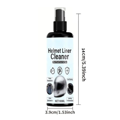 Helmet Liner Cleaner & Deodorizer Spray, Motorcycle Helmet Cleaning Kit, Motorcycle Helmet Liner Care Kit (3PCS) - color: 3PCS