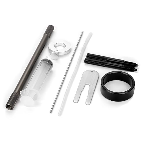 RASTP Universal Motorcycle Fork Service Tool Kit, Fork Oil Level Tool, Fork Spring Compressor and Damper Rod Bleed Tool for Most Upside Down Motorcycle