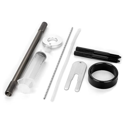 RASTP Universal Motorcycle Fork Service Tool Kit, Fork Oil Level Tool, Fork Spring Compressor and Damper Rod Bleed Tool for Most Upside Down Motorcycle