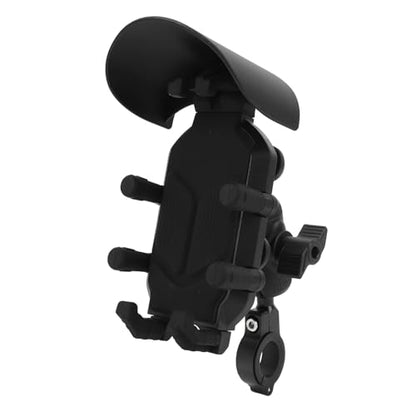Motorcycle Phone Mount, Anti Shake Vibration Dampener High Speed Secure Lock Bike Phone Holder, Handlebar Mount with Adjustable Bracket and Anti Theft Design for