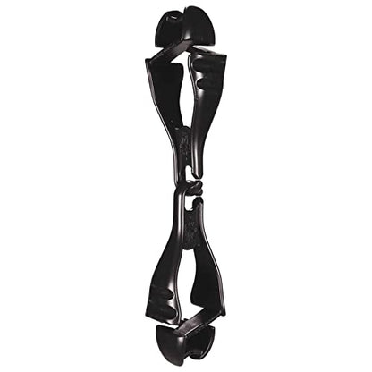 Ergodyne Squids 3400 Glove Clip Holder with Dual Clips, Black, 1 Count (Pack of 1) - color: Black, size: 1 Count (Pack of 1)