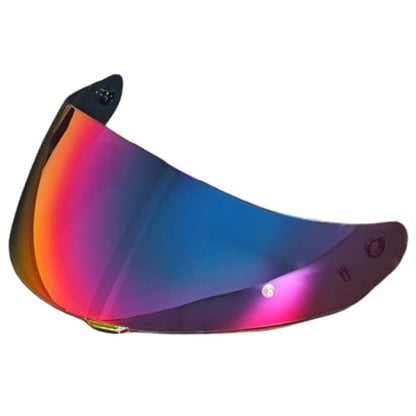 C91 Helmet Shield Replacement,HJ-17 Motorcycle Helmet Visor Compatible with HJC C91/C90/C91N/CL-MAX 2/CL-MAX 3/is-MAX 2/is-MAX BT/SY-MAX 3(Revo Rose Red) - color: Revo Rose Red