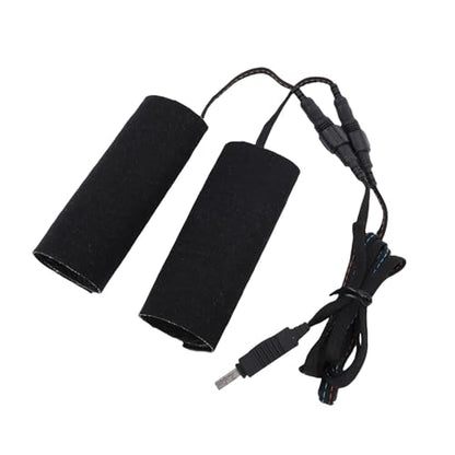 FTVOGUE Heated Motorcycle Grips Cover, Synthetic Fiber with Adjustable Temperature Levels, Ideal for ATV and Electric Bike Riders