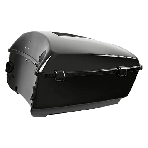 SLMOTO 13.7" King Tour Trunk W/Black Latch Fit For Harley Street Glide FLHX 2014-2025 Electra Glide Standard FLHT 2019-2022 Revival FLH 2021 Road King Glide - color: BStyle #04