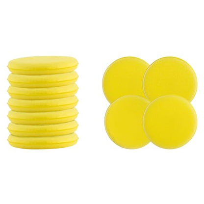 Wax Applicator Pads 12 Pcs - Buffing Pads for Erase Car Scratches - Foam Polishing Pads Detailing - Car Wax Applicator Pads/Sponges for Polishing Car, 3.94 Inches