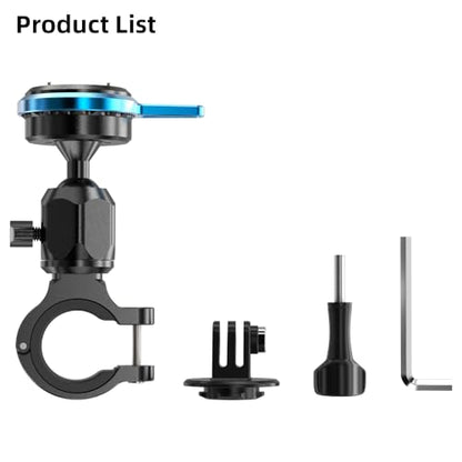 SOH Aluminum Handlebar Bike Pole Mount Motorcycle Handlebar Clamp Holder Mount Compatible with GoPro Hero 13/12/11/10/9, DJI Action 5 Pro/4/3 Cameras, AKASO and More Action Cameras
