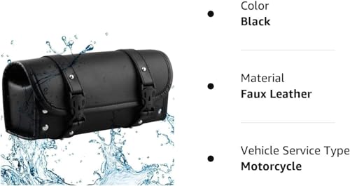 Motorcycle Tool Bag Suitable for Harley Suzuki Kawasaki Universal Tool Bag Motorcycle Side Bag, Motorcycle Fork Bag