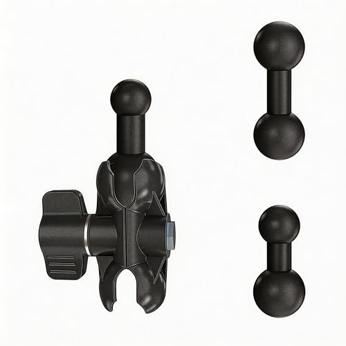 3-Pack Ball Adapter Set for RAM Mounts B Size: 1 inch to 1 inch/20/17mm, Compatible with Garmin GPS, Phone Mounts, Car/Motorcycle/Camera (2.45” Ball Mount Arm) - style: 2.45” Ball Mount Arm+1inch-1inch/20/17mm Adapter
