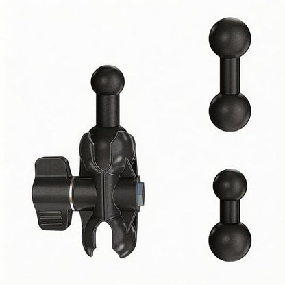 3-Pack Ball Adapter Set for RAM Mounts B Size: 1 inch to 1 inch/20/17mm, Compatible with Garmin GPS, Phone Mounts, Car/Motorcycle/Camera (2.45” Ball Mount Arm) - style: 2.45” Ball Mount Arm+1inch-1inch/20/17mm Adapter