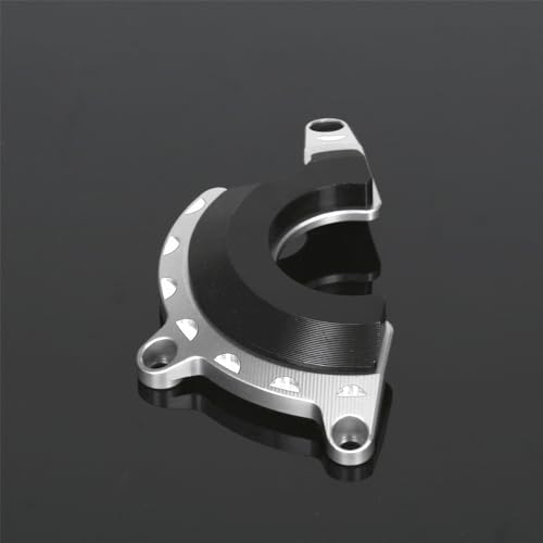 Monkey125 Left Right Engine Cover Protector Slider Compatible with Monkey 125 2022-2024 JB03 3D CNC Motorcycle Engine Crankcase Guard (Silver) - color: Silver