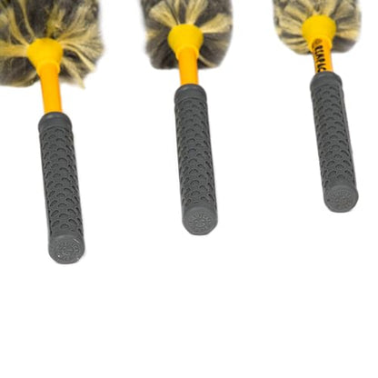 Chemical Guys Rimpaca Ultimate Wheel Brush Set - 3-Piece Wheel Cleaner Brush Kit with Soft Bristle Brushes for Cars, Trucks, SUVs, Motorcycles, and RVs - Safe for Rims, Grilles, and Tight Areas - style: 3 Piece Set