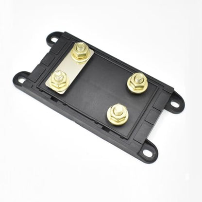 Dual Fuse Holder 2 Way Automotive Heavy Duty ANL Fuse Block Replacement with Clear Insulated Cover for Car Audio System Amplifier Inverter CFH-ANL-TM2 - color: CFH-ANL-TM2
