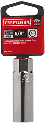 CRAFTSMAN 5/8" Spark Plug Socket, 3/8-Inch Drive (CMMT43324) - style: 5/8"