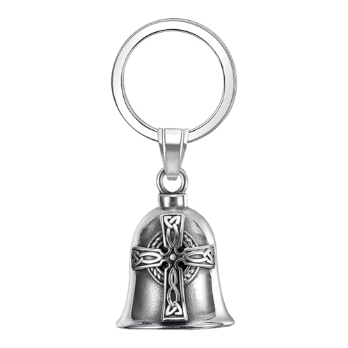 Protective Metal Accessory - Motorcycle Bell, Unique Legend Biker Riding Bell Hanger | Keychain Motorcycle Bells with - color: Keychain