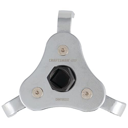 CRAFTSMAN Oil Filter Wrench, Automotive, 3-Jaw (CMMT98352), Red