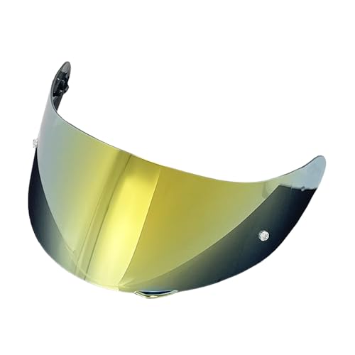 902 Helmet Visor Replacement,Motorcycle Helmet Face Shield for ILM 902,902L,902BT (Gold-Day Use Only) - color: Gold-day Use Only