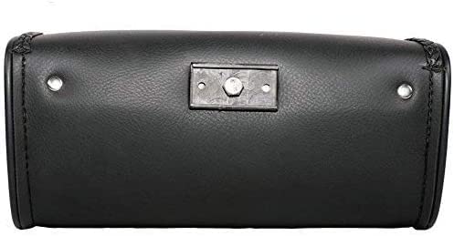 EXCELSIOR INTERNATIONAL Motorcycle Windshield Bag | Durable Leather Pouch with Secure Closure | Universal Fit | Spacious & Weather-Resistant Design
