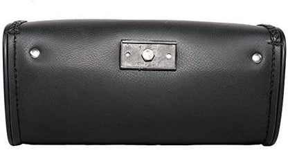 EXCELSIOR INTERNATIONAL Motorcycle Windshield Bag | Durable Leather Pouch with Secure Closure | Universal Fit | Spacious & Weather-Resistant Design
