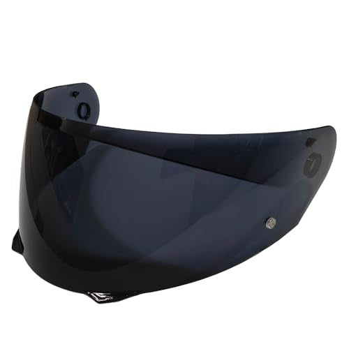 HJ-33 Helmet shield Replacement,Motorcycle Helmet Visor Compatible with HJC i90,i91(Deep Smoke) - color: Deep Smoke