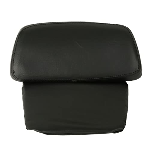 TCMT Chopped Motorcycle Trunk Box Backrest Pad Detachable Mounting Rack Fit For Harley Touring 1997-2008 Road King Road Street Electra Glide Pack - color: Set D1 Chrome Latches#Black Rack