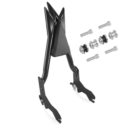 Custom 26”Tall Adjustable Sissy Bar Docking for Harley Davidson 2018-Later Low Rider Models Lowrider ST FXLR FXRST FXLRS FXLRST Sport Glide FLSB Dyna Gloss Black (26”) - size: 26”-B