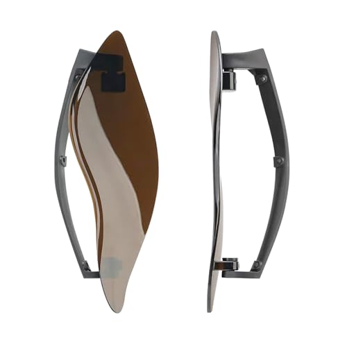 Fairing Air Deflectors Side Wing Windshield Adjustable Wind Deflectors Compatible with 2014-2024 Harley Electra Glide Street Glide Tri Glide Ultra Limited Fairing Side Shield (Smoke) - color: Smoke