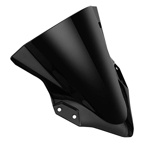 Windshield Windscreen Double Bubble for Kawasaki Ninja 400 EX400 2018 2019 2020 2021 2022 2023 Ninja 250 Motorcycle Front Wind Deflectors Ninja400 18 19 20 21 22 23