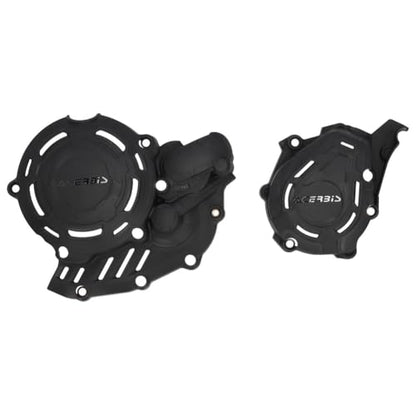 Acerbis X-Power Crankcase and Ignition/Clutch Cover Kit Black Compatible with KTM 450SX-F 2023-2026/450XC-F 2023-2026/500EXC-F/450XCF-W 2024-2026 - 2979430001