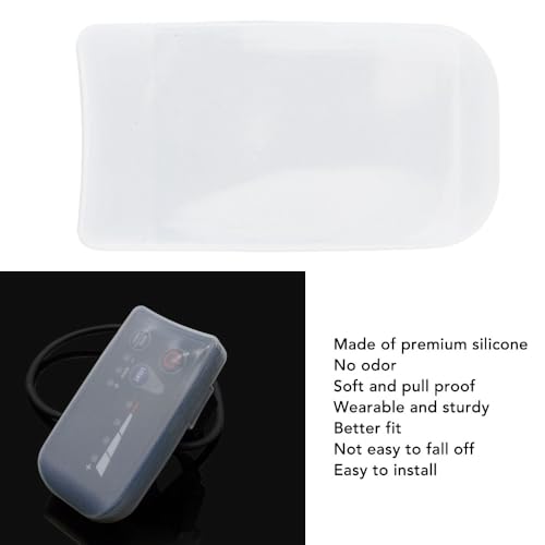 Cover - Universal Silicone Rainproof Protective Sleeve for 790/810/880 Speedometer Screens, Clear View &Protector (3.27 x 1.73 in, Transparent)‌
