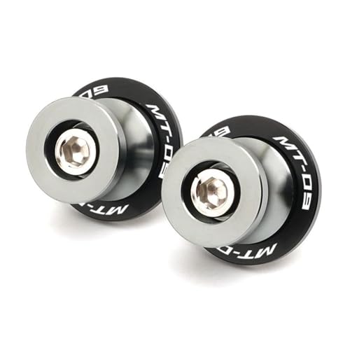 Rear Stand Frame Sliders for Yamaha MT03 MT10 MT-09 2014-2025 Motorcycle Accessories Swingarm Spools Sliders Stand Screws 6MM Swing Arm Bolts(MT09 Titanium) - color: MT09 Titanium