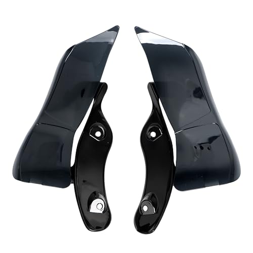 Smoke Adjustable Fairing Air Deflectors Side Wing Windshield for Harley Road Glide 2015-2023 - color: Smoke