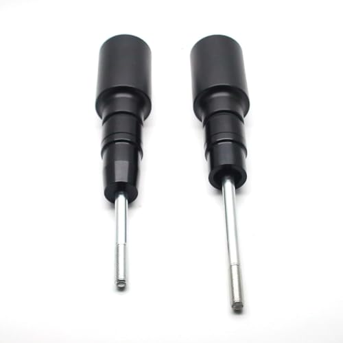 MZS Motorcycle Frame Sliders Compatible with Z650 EX650 ER6F EX 650 2017-2025 / Z650RS 2022-2025, Falling Crash Protector Guards No Cut Kits Black - size: Z650/EX650/Z650RS