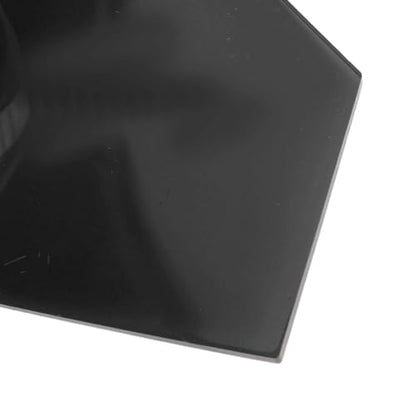 Motorcycle Acrylic Adjustable ClipOn Wind Deflector for Enhanced Comfort (Smoky Black) - size: Smoky Black