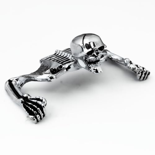 Eagle Lights SKULLRIDER Headlight and Fender Skull Figurehead for HD and Indian Motorcycles (Small) - size: Small