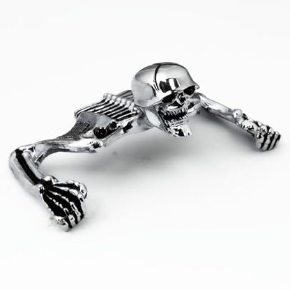 Eagle Lights SKULLRIDER Headlight and Fender Skull Figurehead for HD and Indian Motorcycles (Small) - size: Small